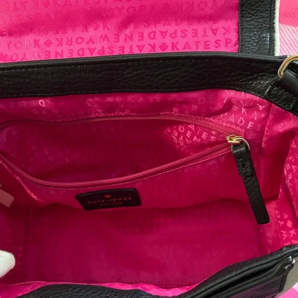 Kate Spade Black and Cream crossbody and top handle - Picture 14 of 15